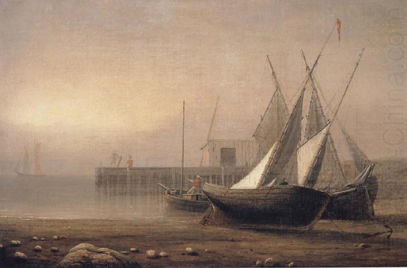 Fitz Hugh Lane Fishing Boats at lowTide china oil painting image